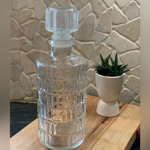 VINTAGE | 70’s Glass Decanter - Picture 1 of 9